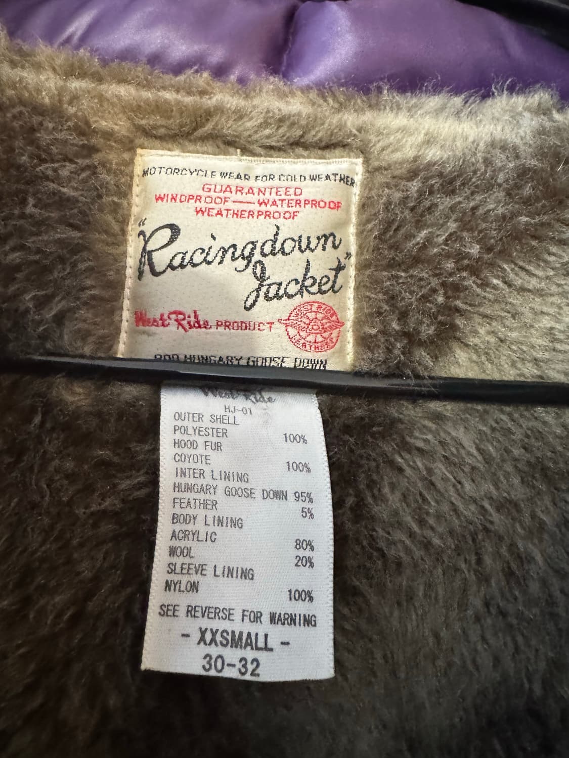 웨스트라이드 다운자켓 xxs 상품이미지7