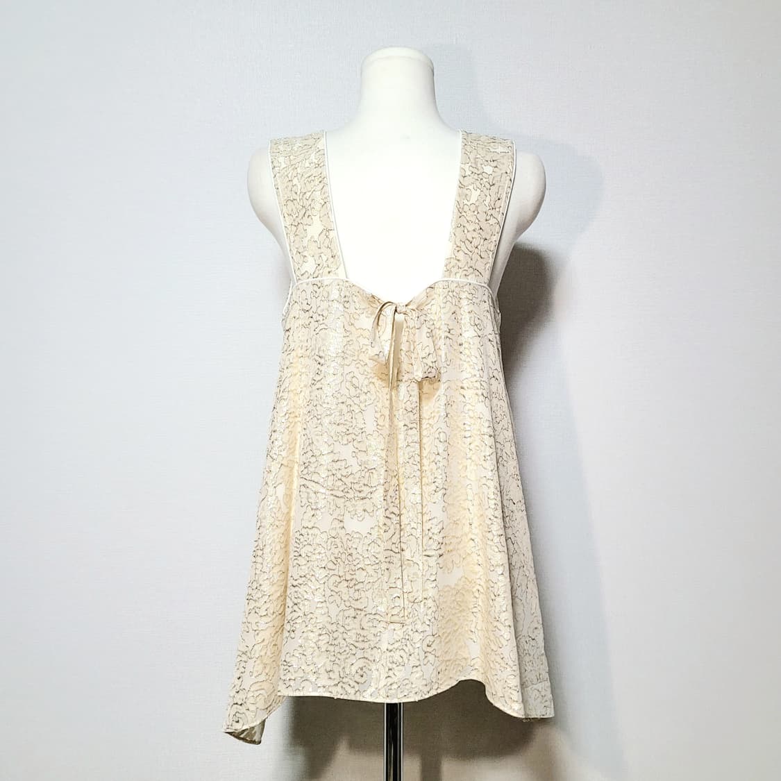 마시모두띠 금사 시퀸 슬리브리스 (표기42/44-66) 상태최상/1회착 상품이미지4