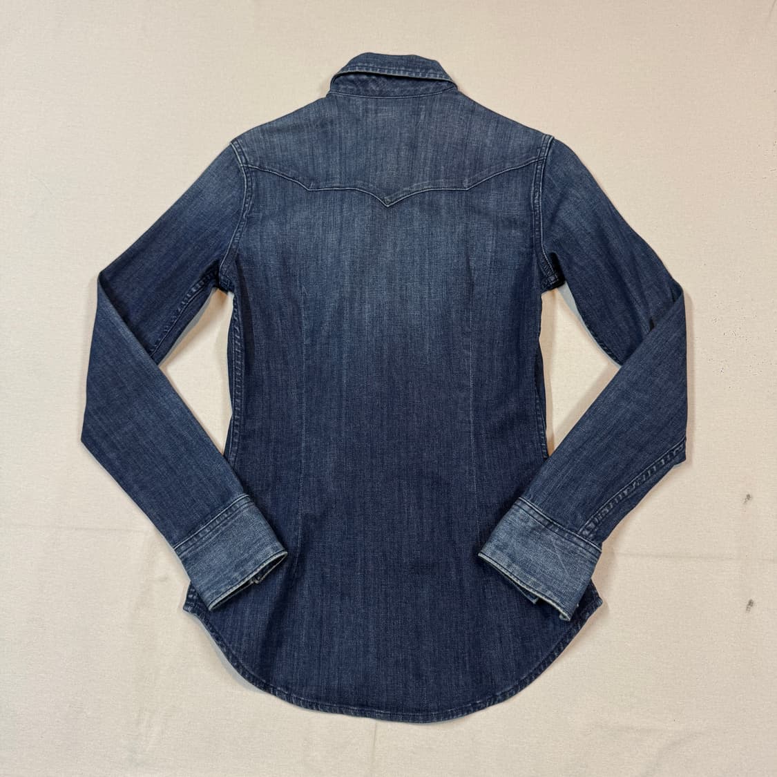 S) 폴로 랄프로렘 청 데님 웨스턴 셔츠 상품이미지4