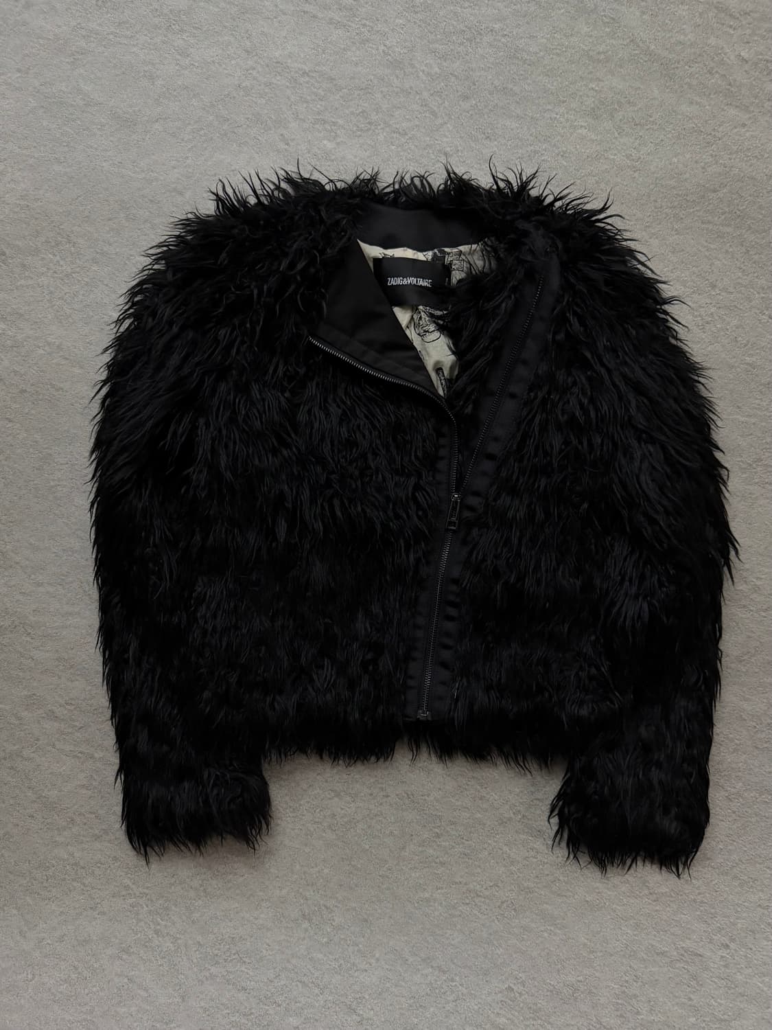 쟈딕앤볼테르 비대칭 퍼자켓 상품이미지2