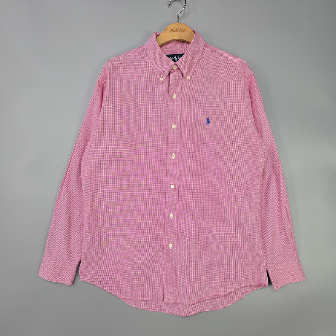 폴로 랄프로렌(Polo) 커스텀핏 깅엄 체크 셔츠 105 상품이미지1