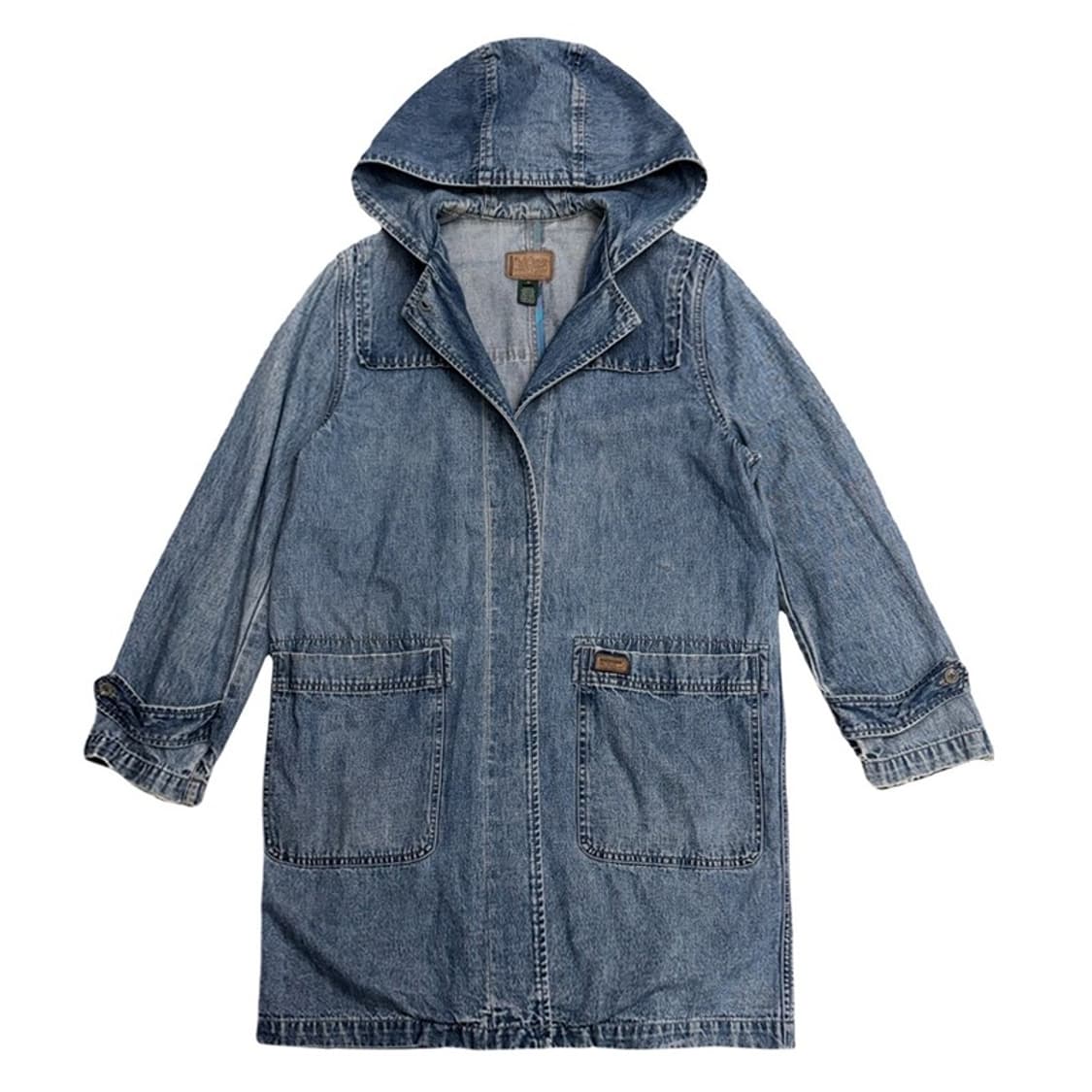RALPH LAUREN 데님 롱 후드 야상 S 상품이미지1
