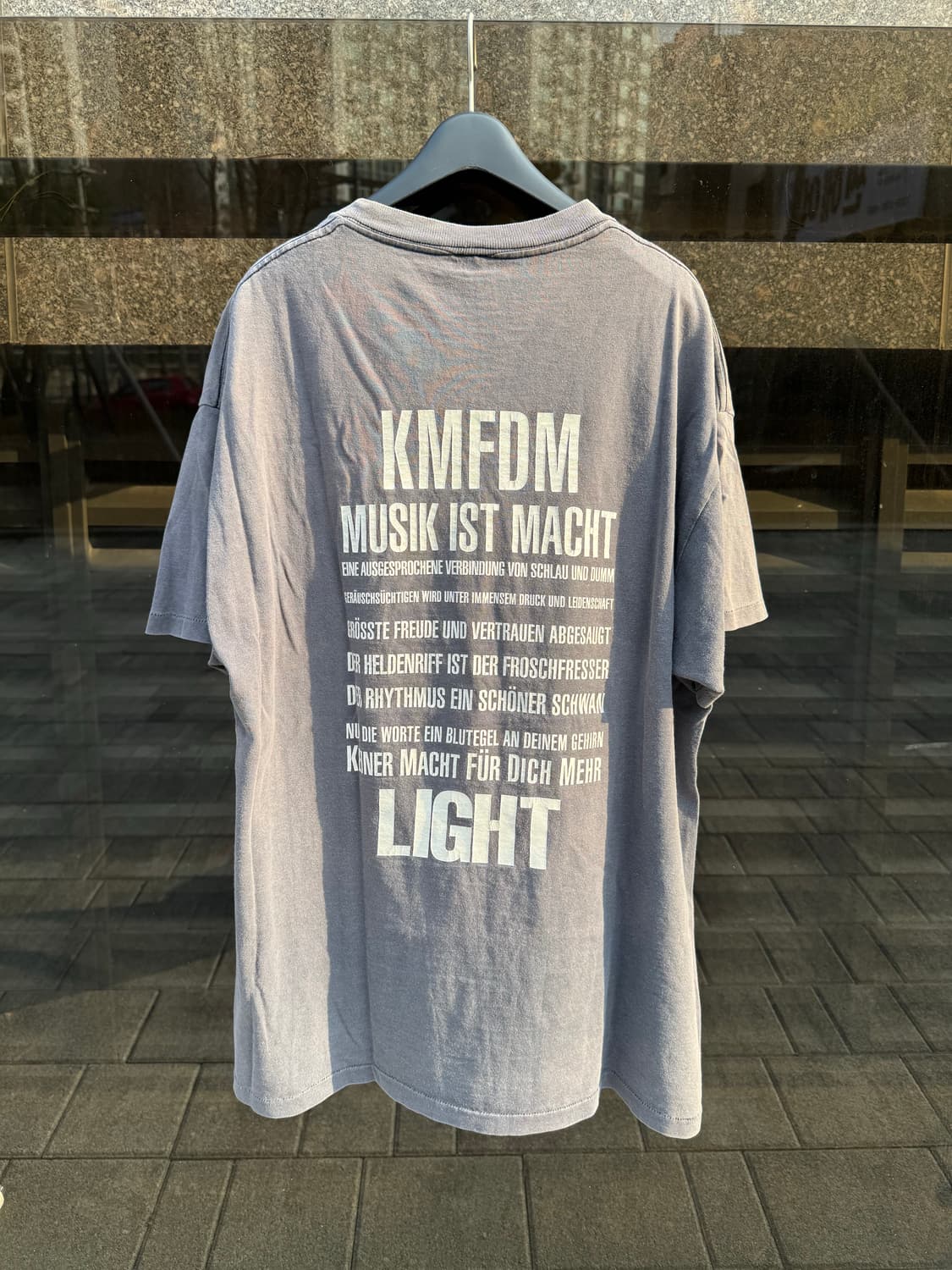 빈티지 KMFDM 밴드 티셔츠 상품이미지3