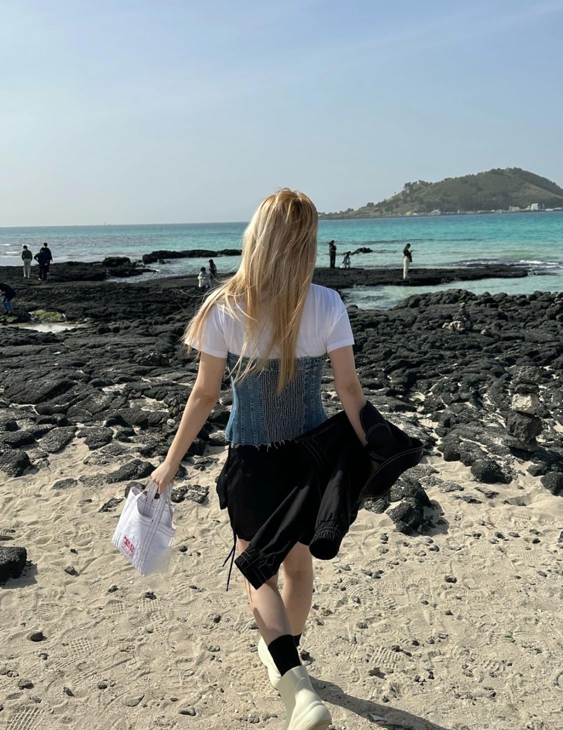 착샷o) 자라 데님 크롭 뷔스티에 상품이미지6