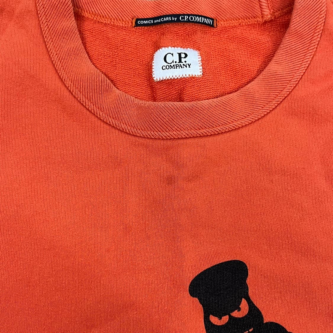 [정품/L] CP컴퍼니 캐릭터 프린팅 맨투맨 오렌지 b18 상품이미지8