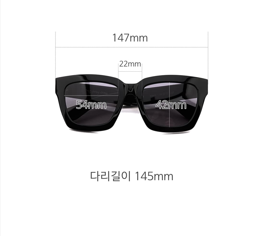 스트링스프링스 블랙 선글라스(새제품) 상품이미지6