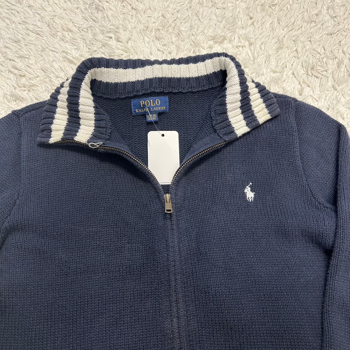 Polo Ralph Lauren navy zip-up 상품이미지5