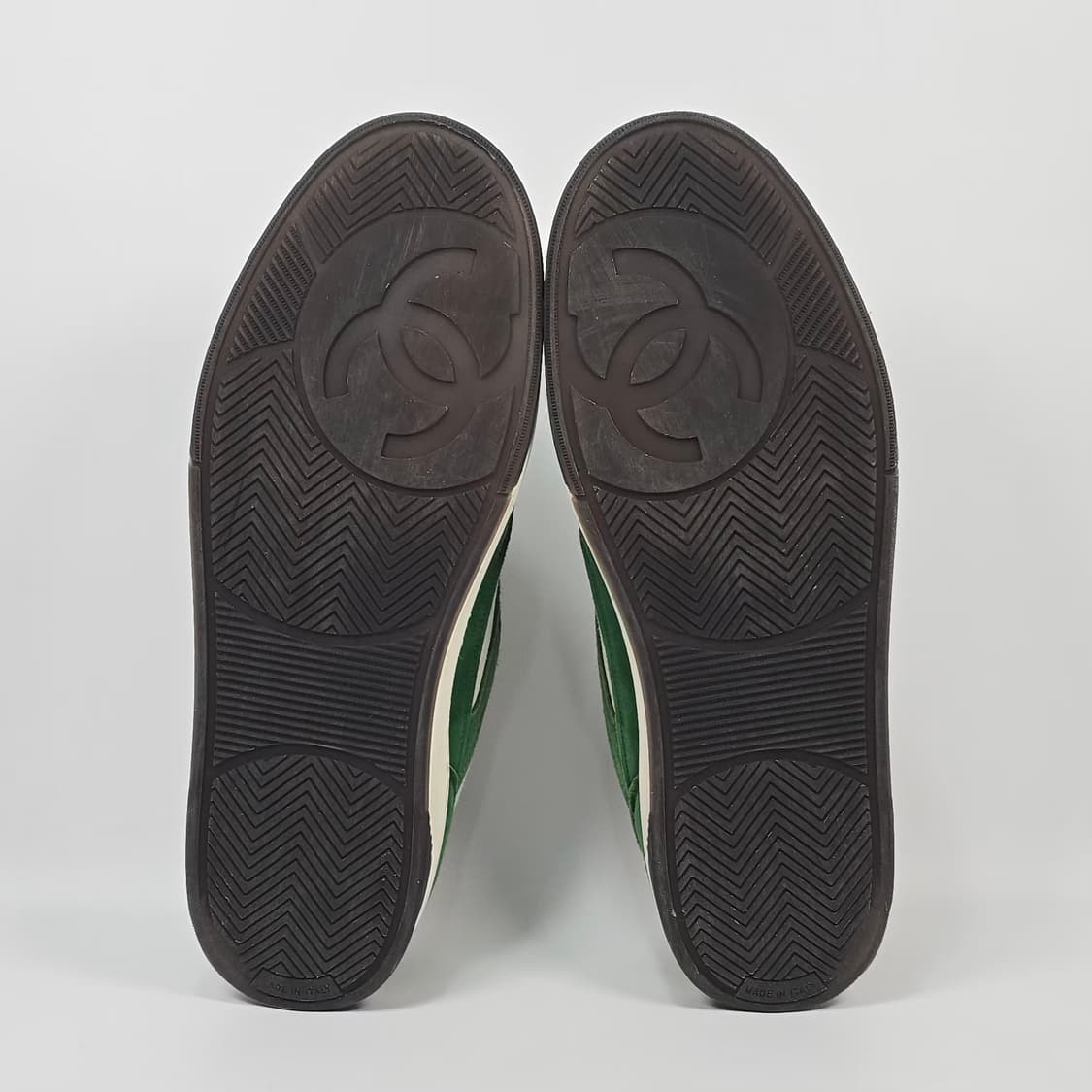 샤넬 CC 로고 그린 스웨이드 스니커즈 ( 280 ) 상품이미지7