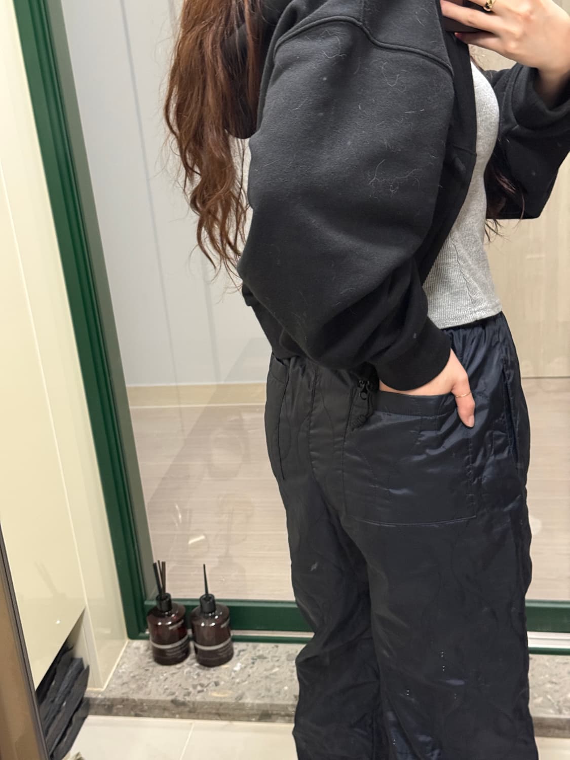 더일마 하비에르 퀼팅 팬츠 (진네이비) 상품이미지8