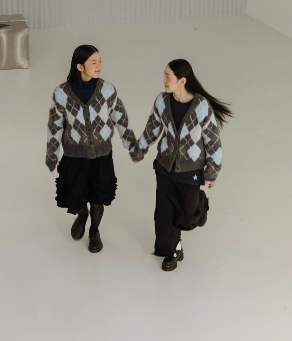 (새상품) 플리즈프로젝트 아가일 가디건 상품이미지7