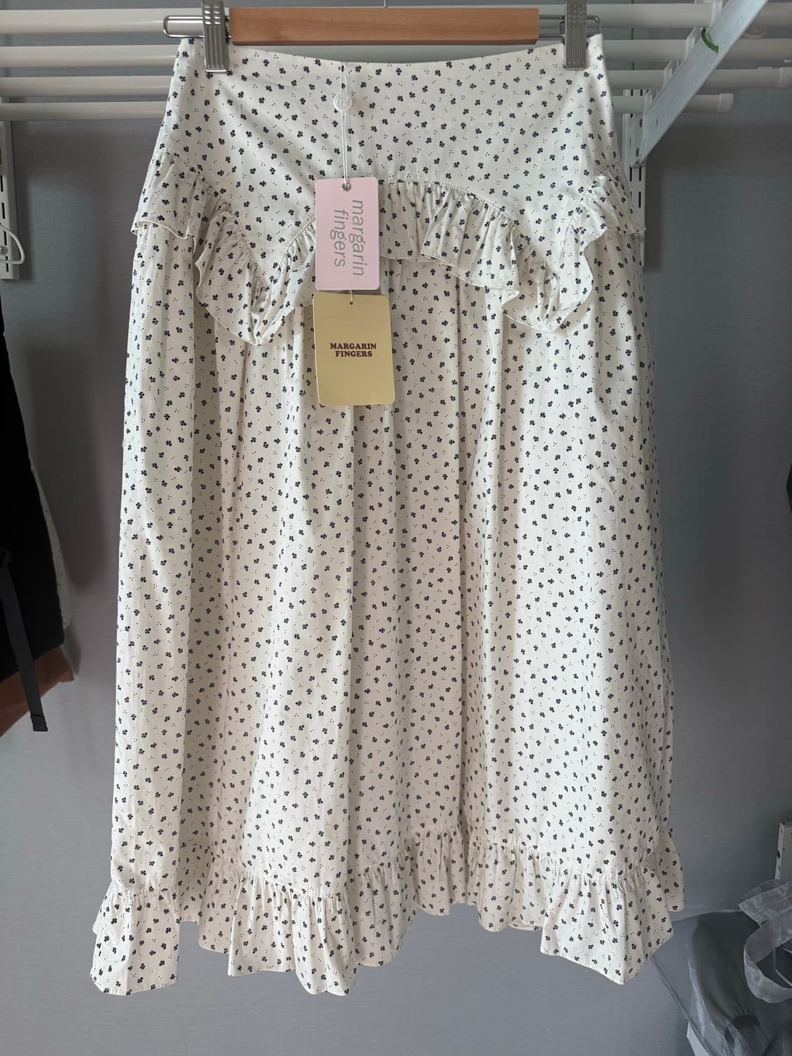 새상품)마가린핑거스 플라워스커트 FLORAL CORSET SKIRT 상품이미지1