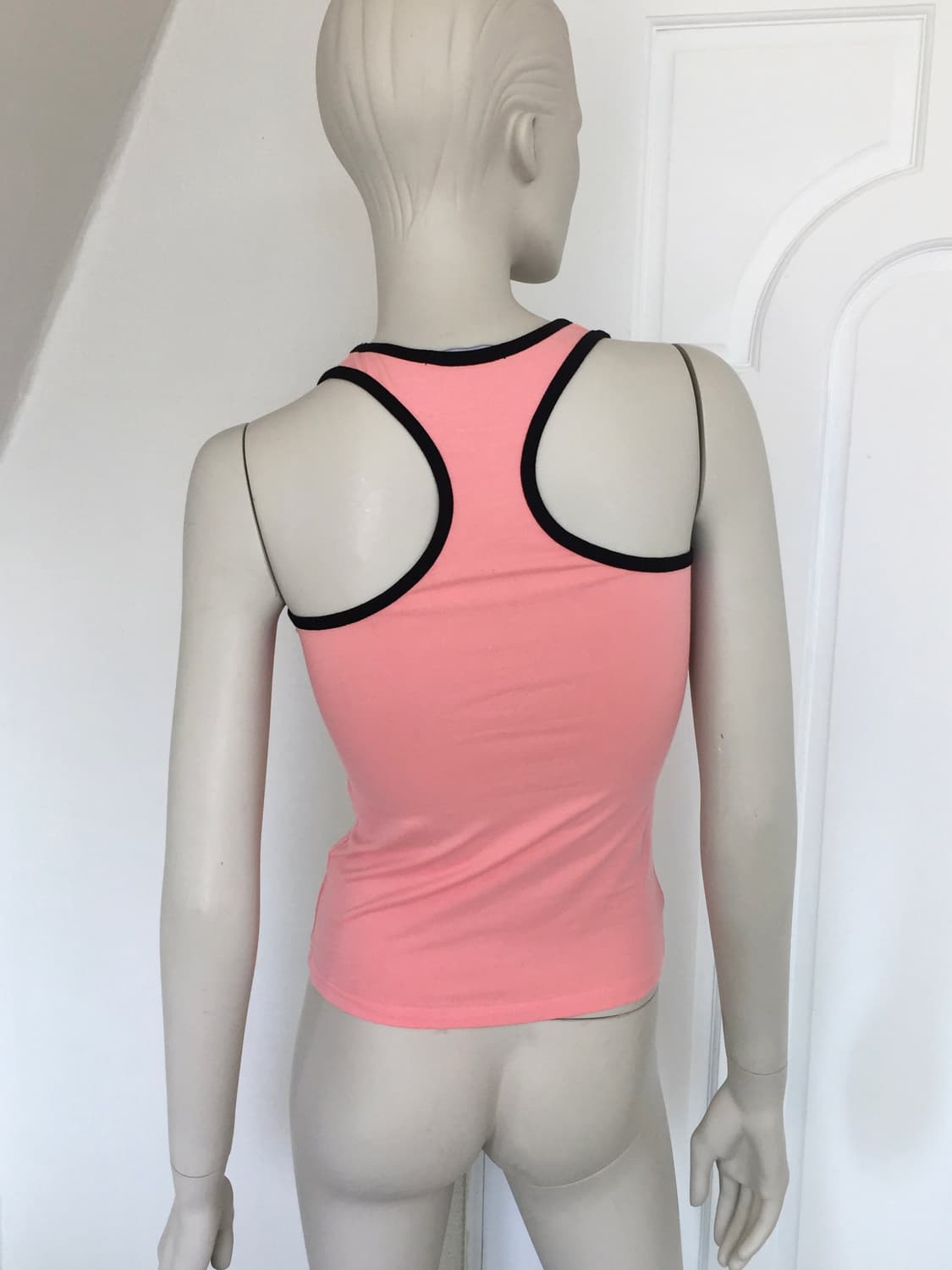 Pink Sports Tank Top with Number 5 Print 상품이미지4