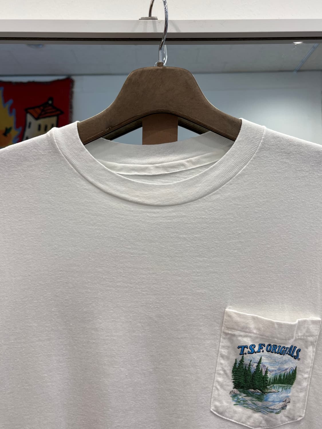 90s Vtg 빈티지 AL AGNEW 피싱 반팔 티셔츠 상품이미지4