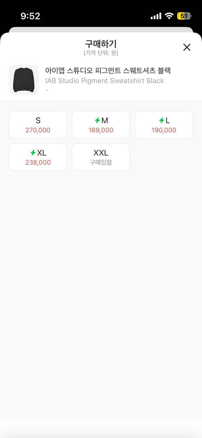 IAB 피그먼트 스웨트셔츠 상품이미지5