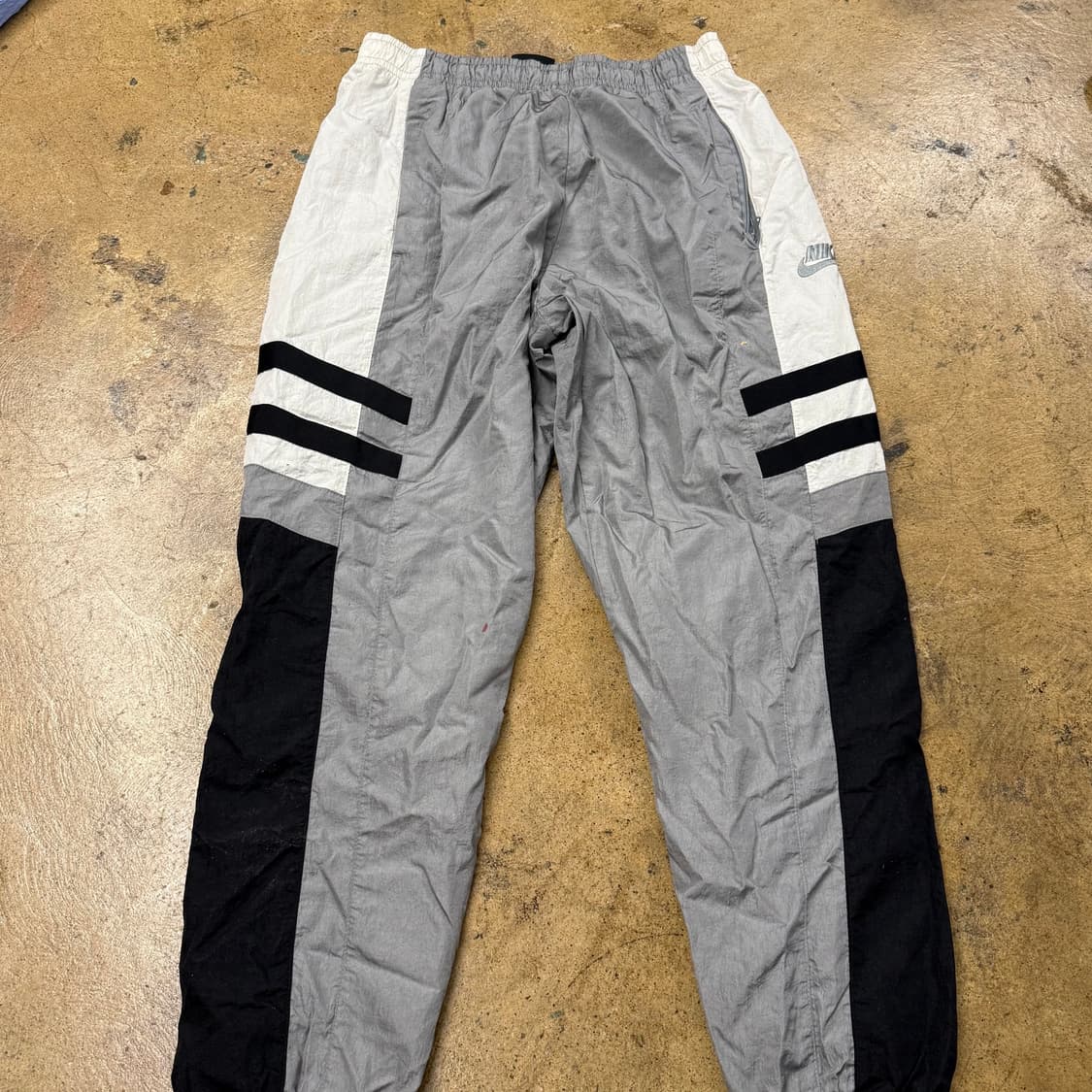 [정품/M] 나이키 우븐 트랙 팬츠 회색 흰색 b19 상품이미지2
