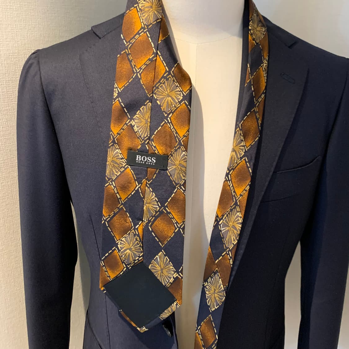 휴고보스(HUGO BOSS) 이태리 100실크 명품넥타이 최상급 상품이미지2