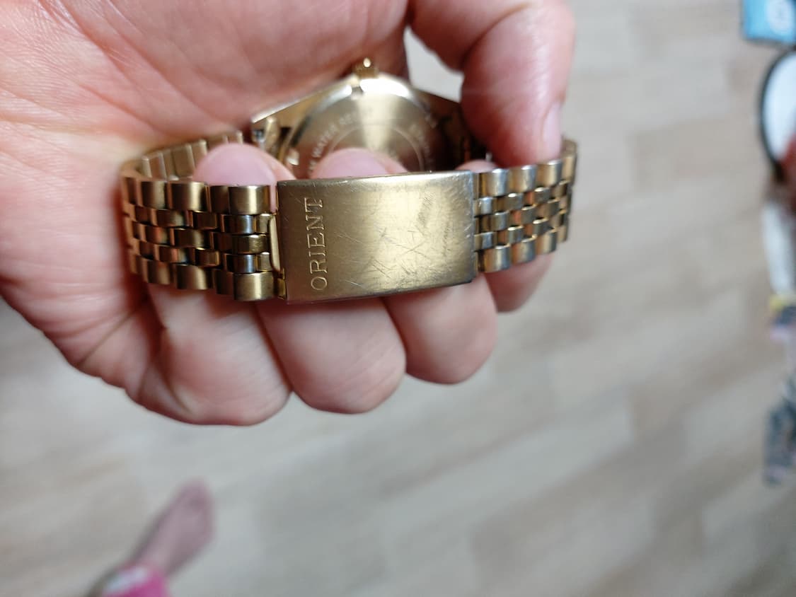 오리엔트 데이저스트 금장 시계  상품이미지3