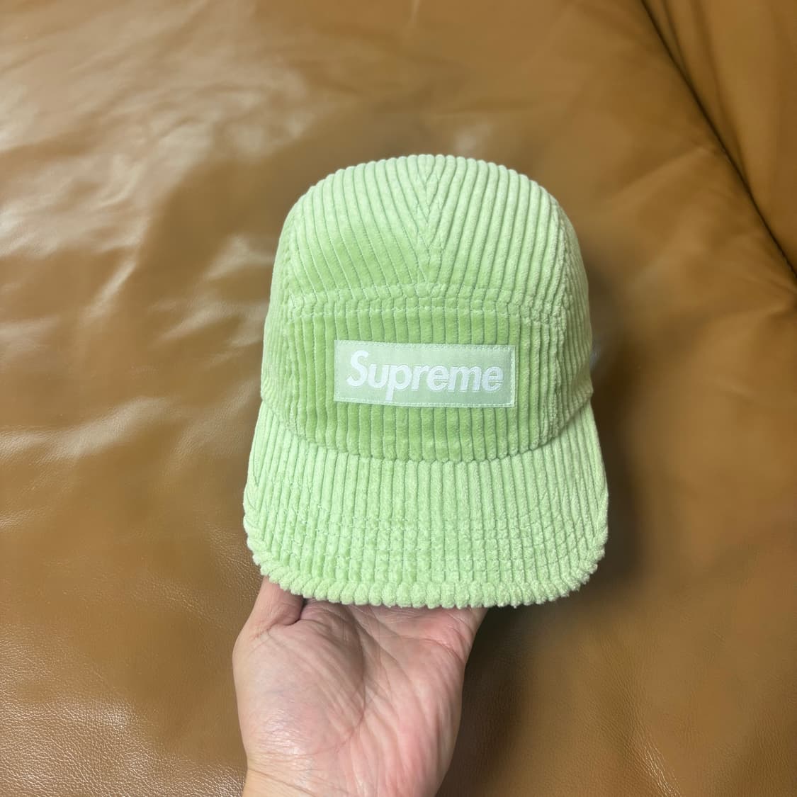 Supreme 슈프림 코듀로이 민트 캠프캡 모자 Corduroy Mint 상품이미지2