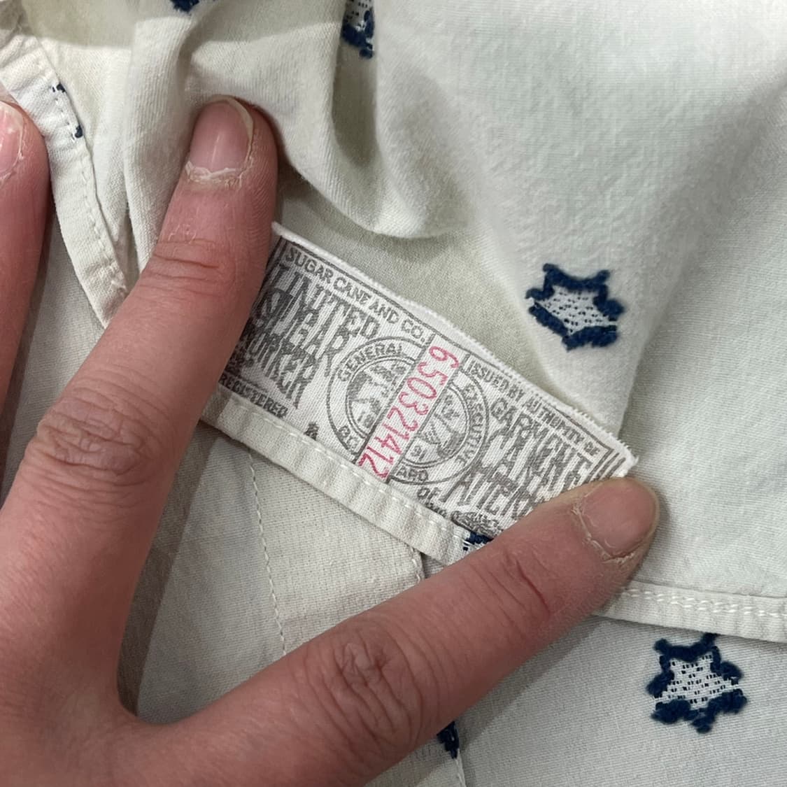 슈가케인 패턴셔츠 s10788 상품이미지6