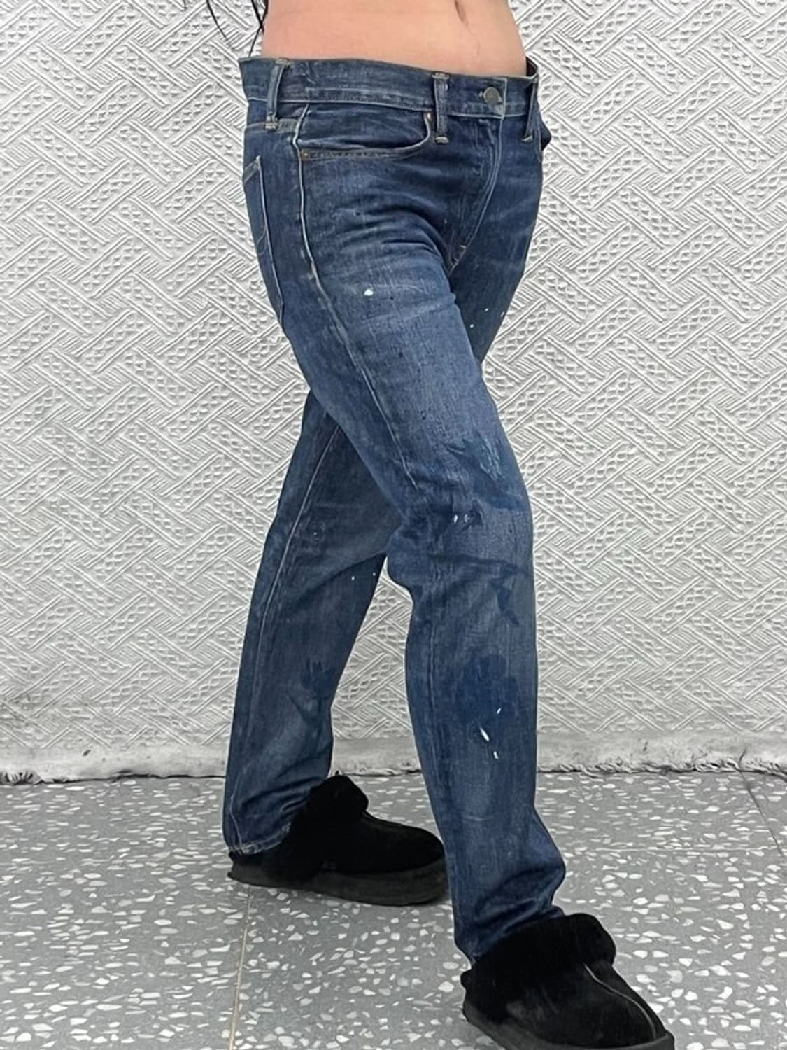 폴로 랄프로렌 유니크 커스텀 페인팅 데님 팬츠 28인치 C06908 상품이미지2