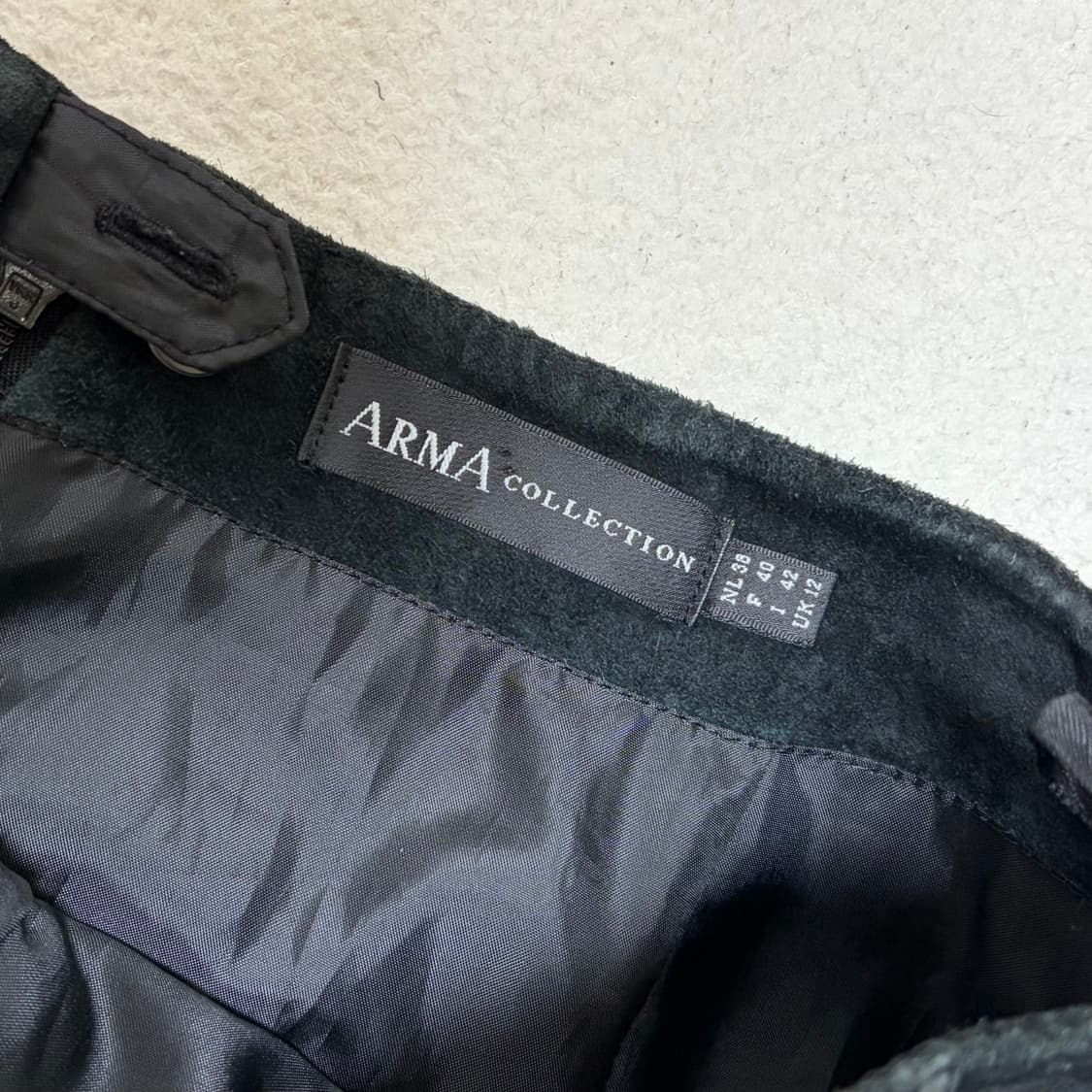 빈티지 스웨이드 미디 스커트 판매합니다 상품이미지3