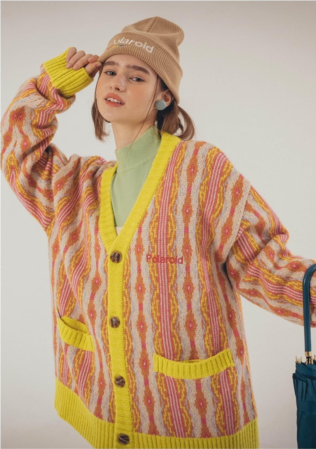 폴라로이드 가디건 상품이미지2