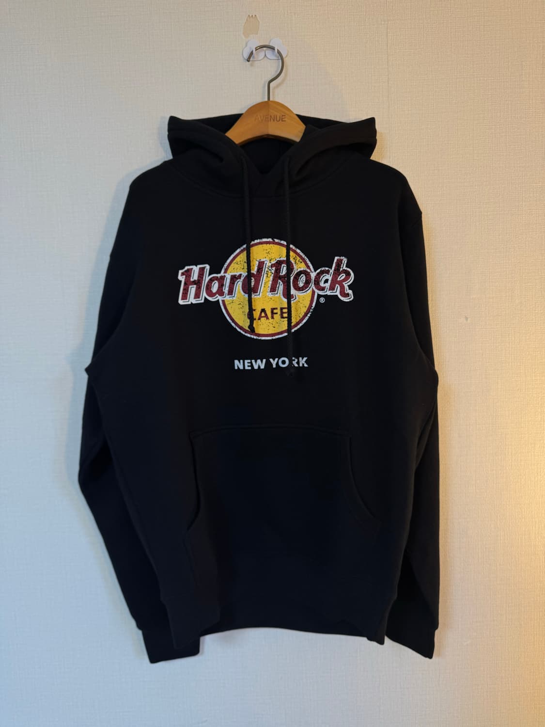 [M]하드락카페 뉴욕 후드티 블랙 상품이미지2