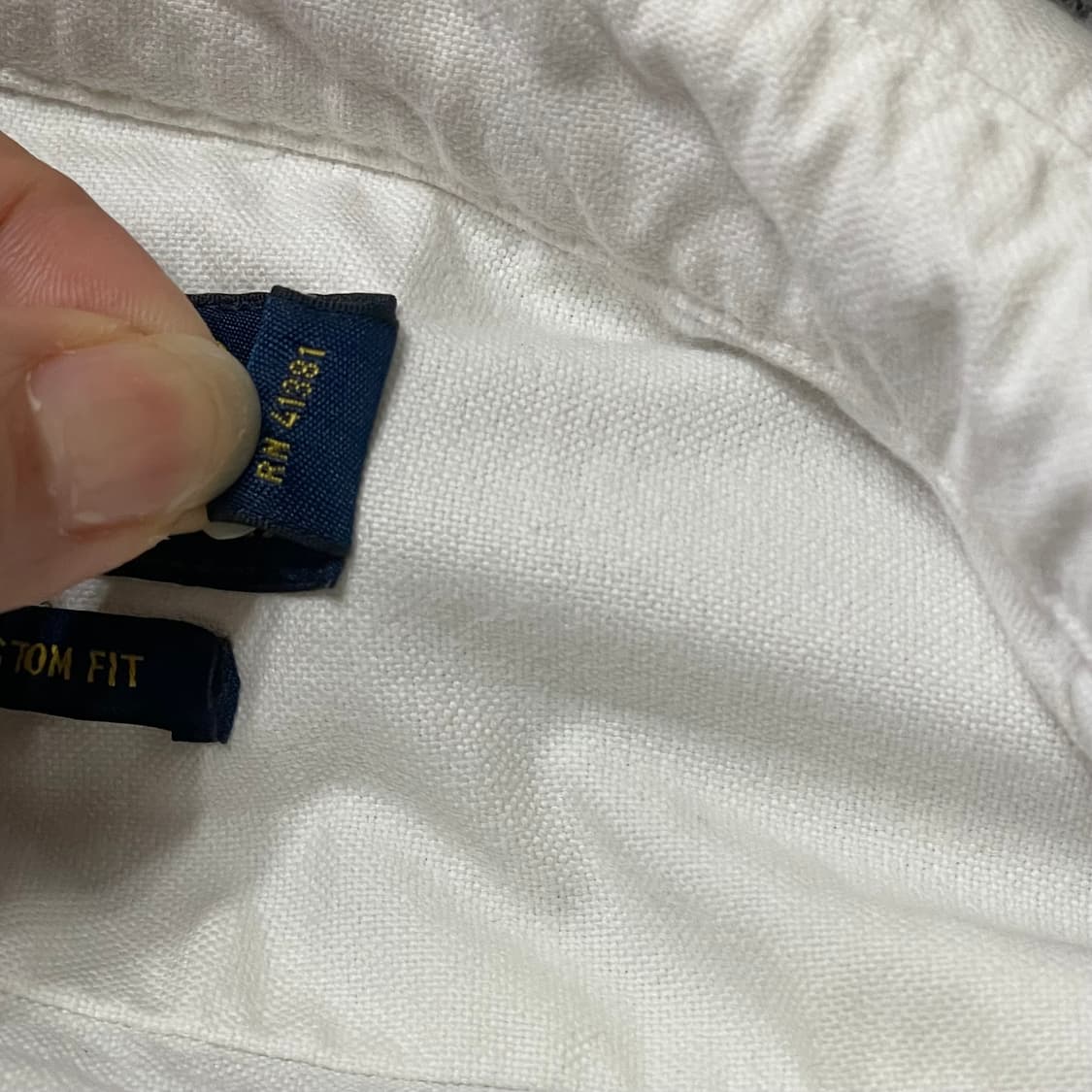폴로 빈티지 화이트 옥스포드 남방 셔츠 상품이미지4