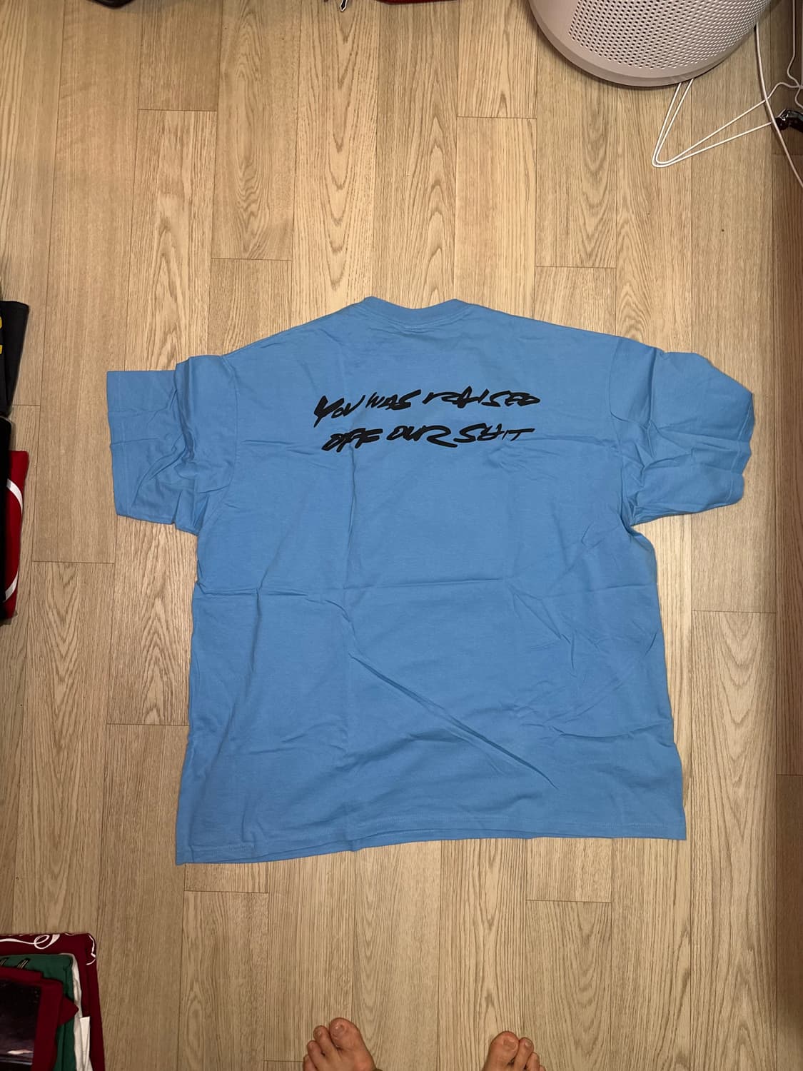 슈프림 퓨추라 박스로고 티셔츠 블루 상품이미지2