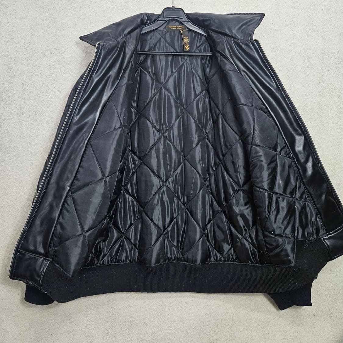 로카웨어 비건 레더 자켓 XL 상품이미지4