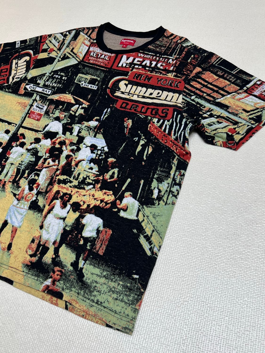 슈프림 스트릿씬 자카드S/S 반팔티셔츠 XL 상품이미지3