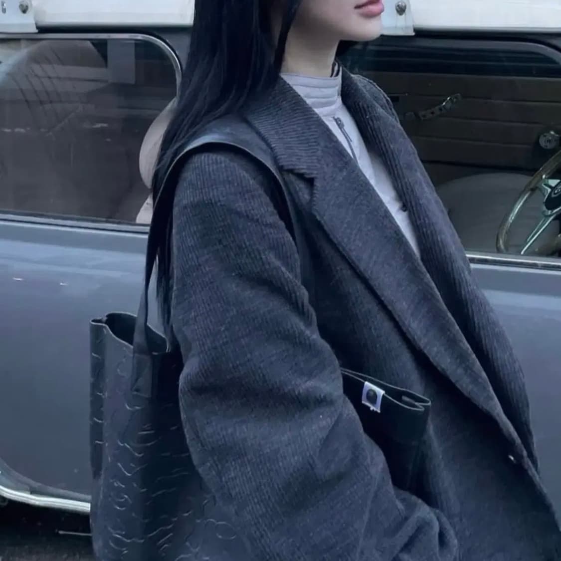 베이프 가죽 숄더백 토트백 새상품 상품이미지2