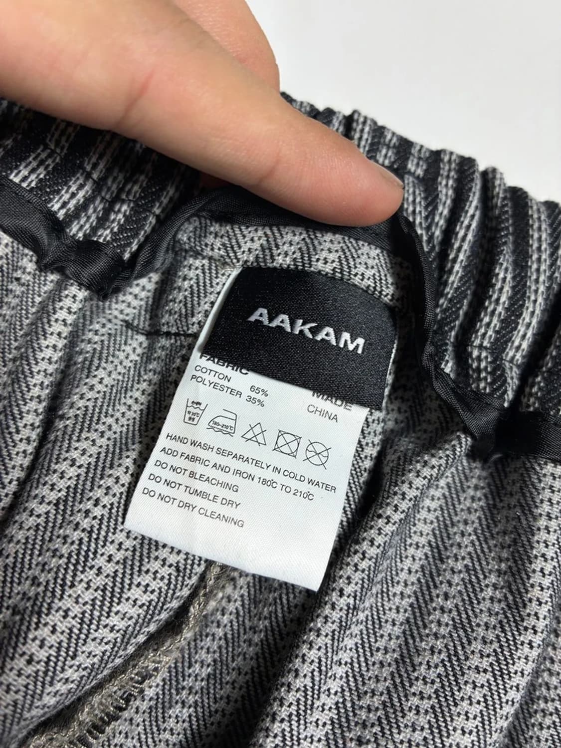 아캄 AAKAM 24FW Knee 핀턱 스트라이프 팬츠 R2014 상품이미지8