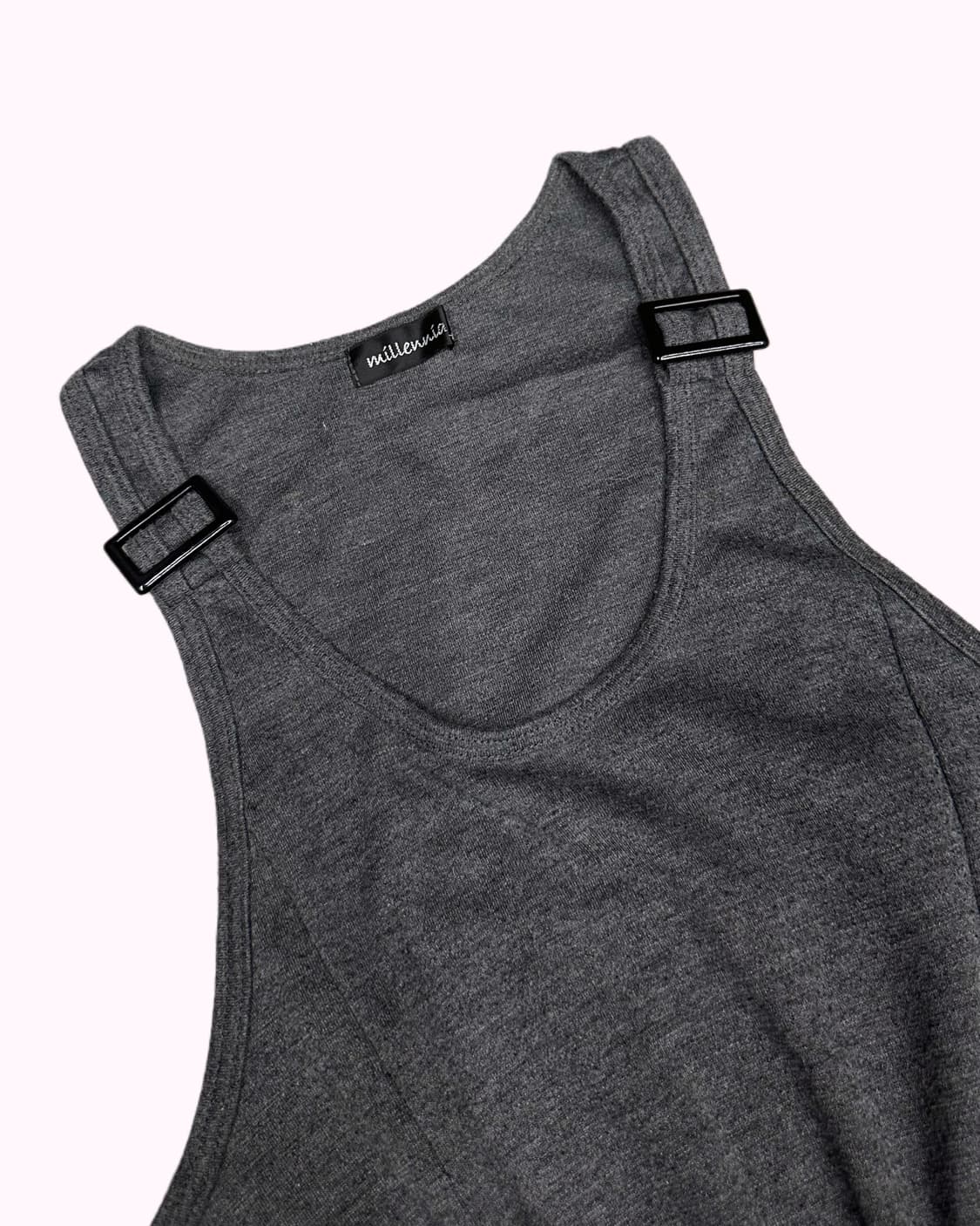 charcoal strap pocket sleeveless 상품이미지2