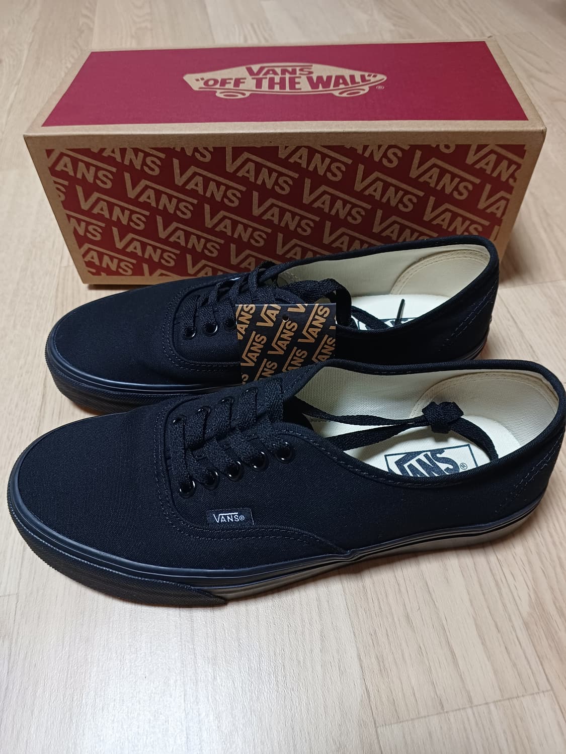 반스 어센틱 올블랙 270 Vans 올검 상품이미지1