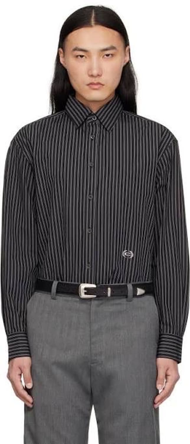 [M] 커미션 스트라이프 뱅커 셔츠 상품이미지4