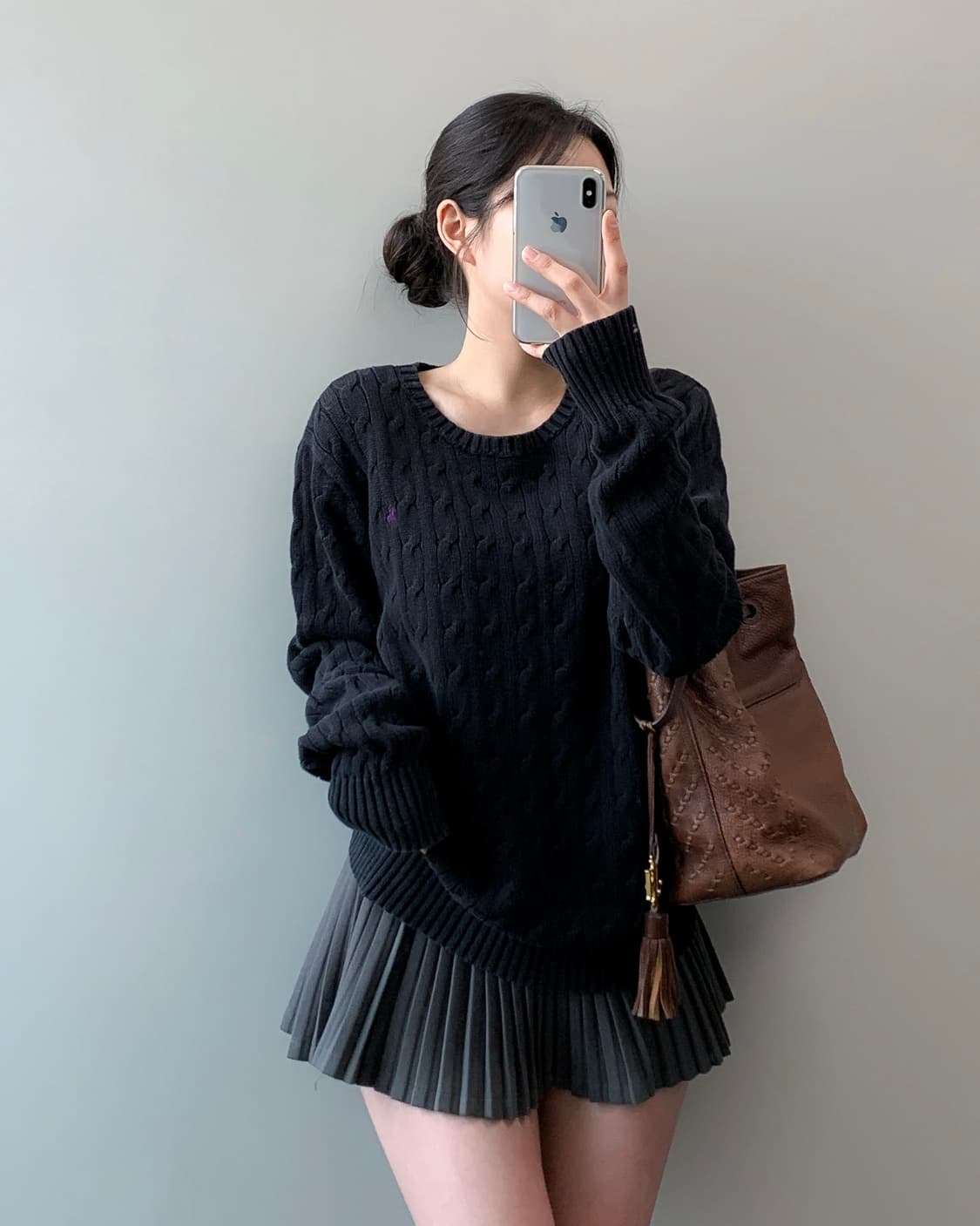 폴로 코튼 케이블 니트  상품이미지3