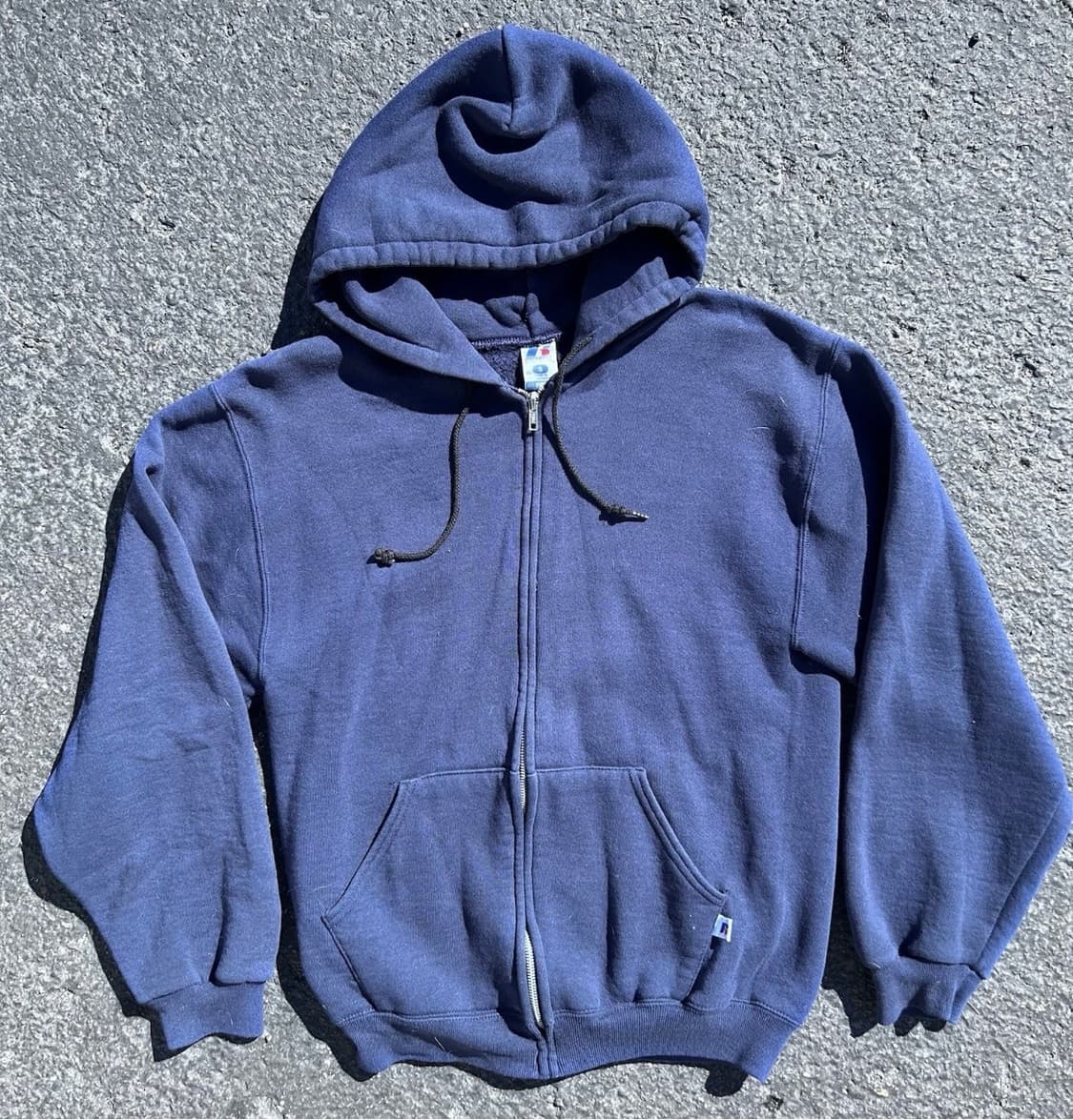 [s]러셀 후드집업 네이비 상품이미지1