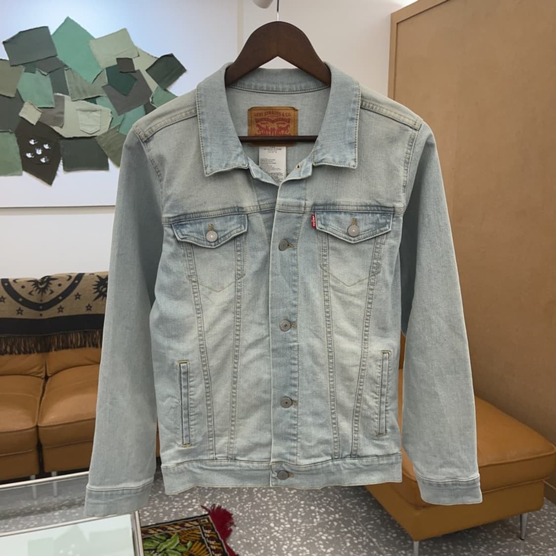 리바이스 캐주얼 투포켓 데님 청자켓 90 C06347 상품이미지1