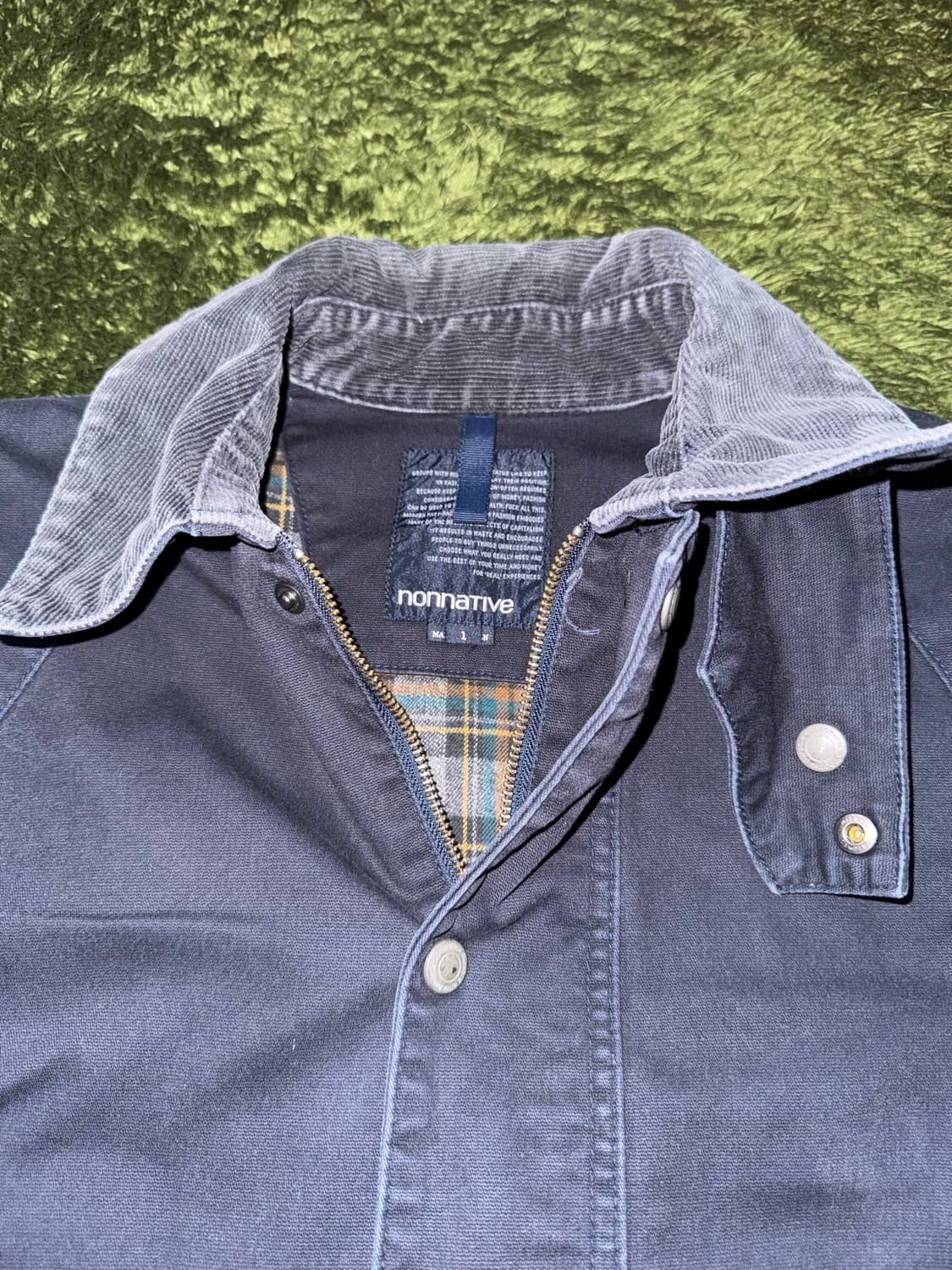 [1] Nonnative 논네이티브 코듀로이 칼라 코튼 헌팅 자켓 상품이미지3