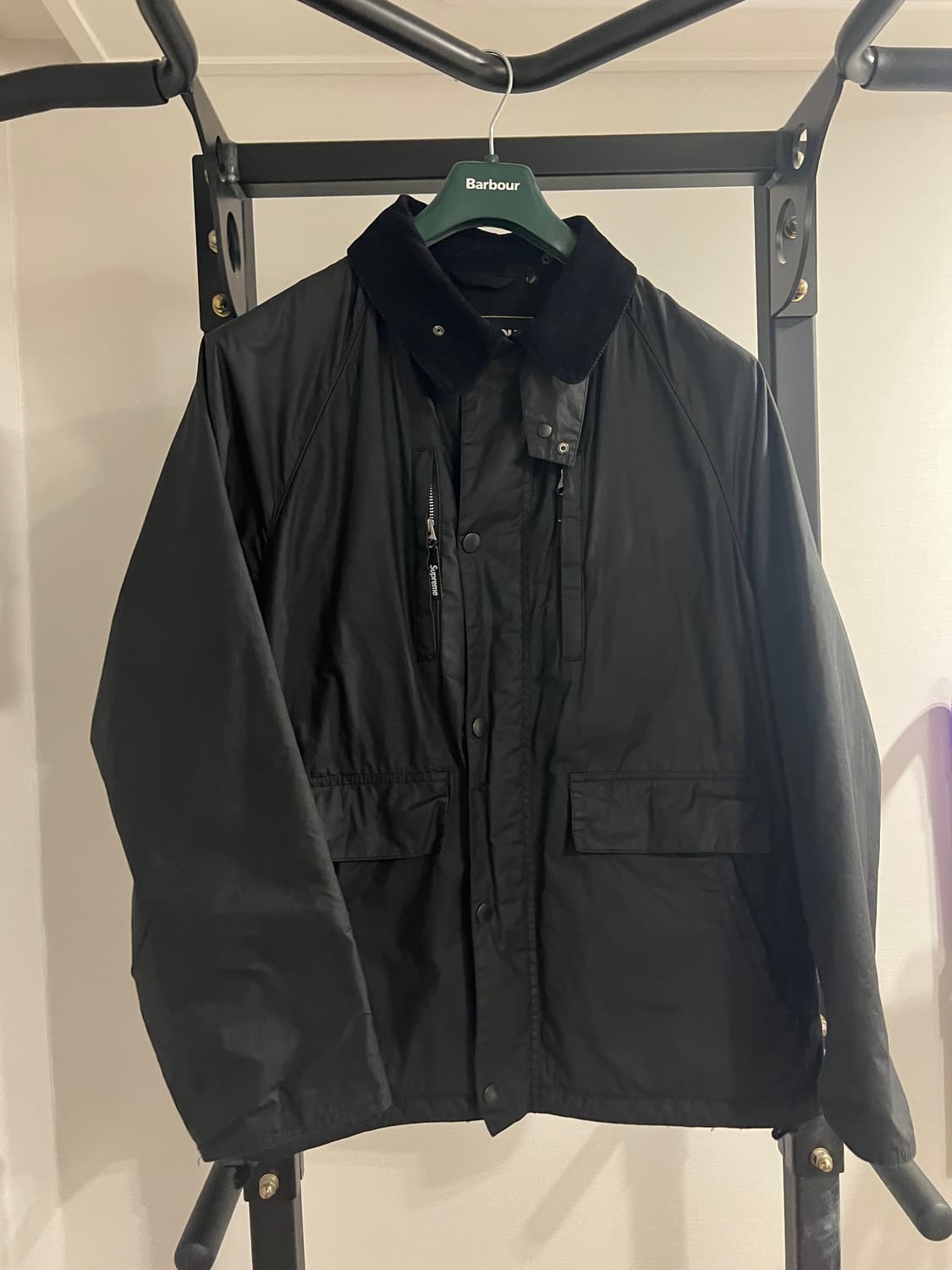 슈프림 X 바버 라이트웨이트 왁스드 코튼 필드 자켓 상품이미지1