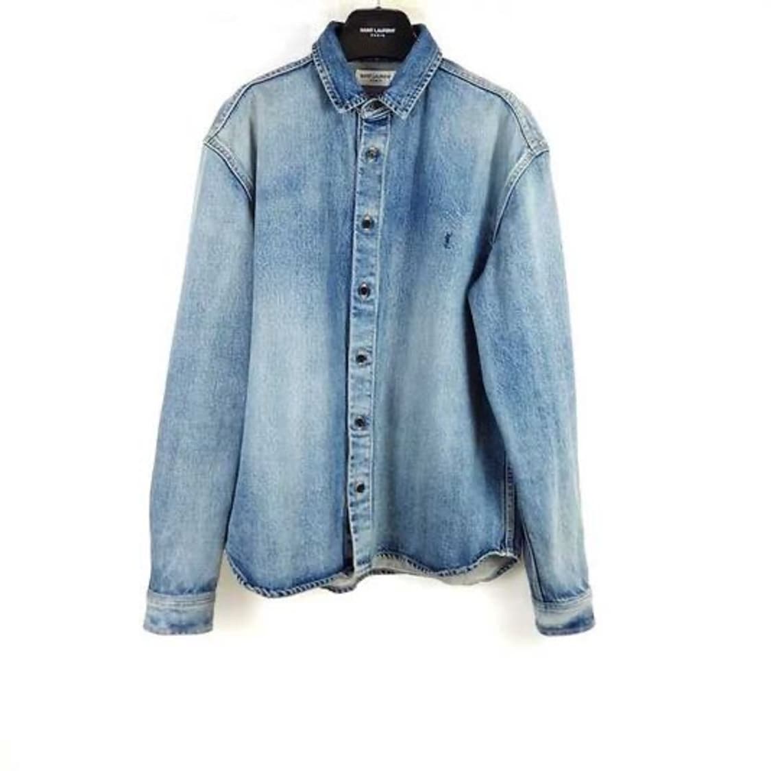 생로랑 카산드라 데님셔츠 상품이미지1