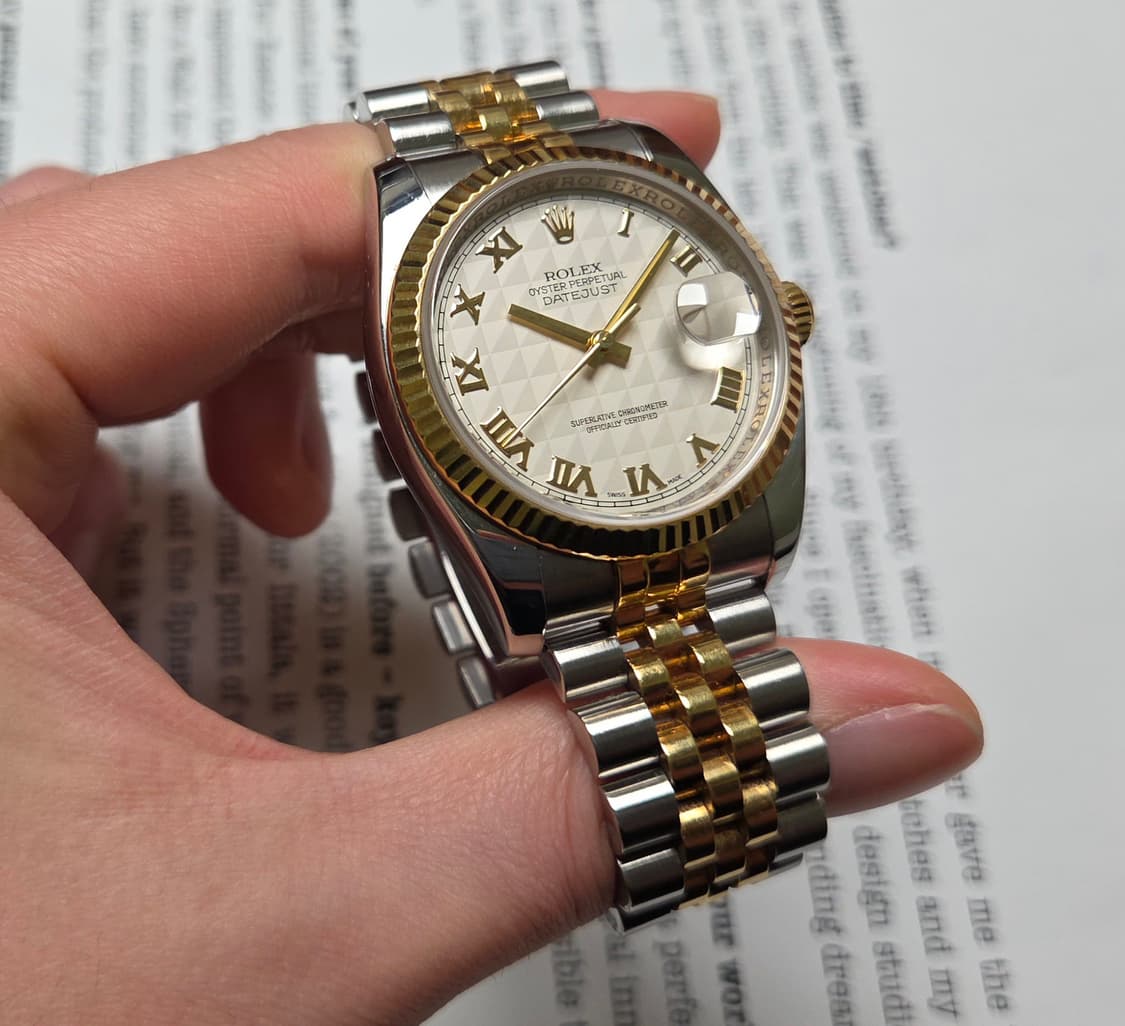 롤렉스 데이저스트 116233 18K콤비 피라미드 로만판 쥬빌리줄 ver 상품이미지3