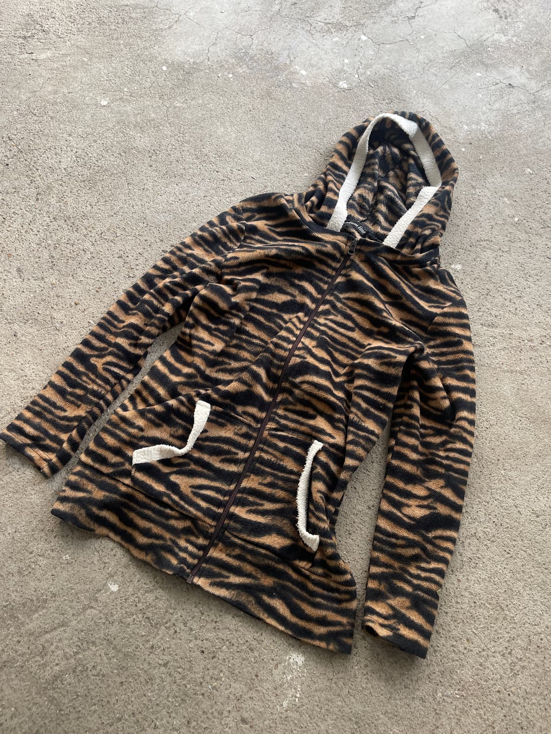 Leopard zip up hoody 상품이미지5