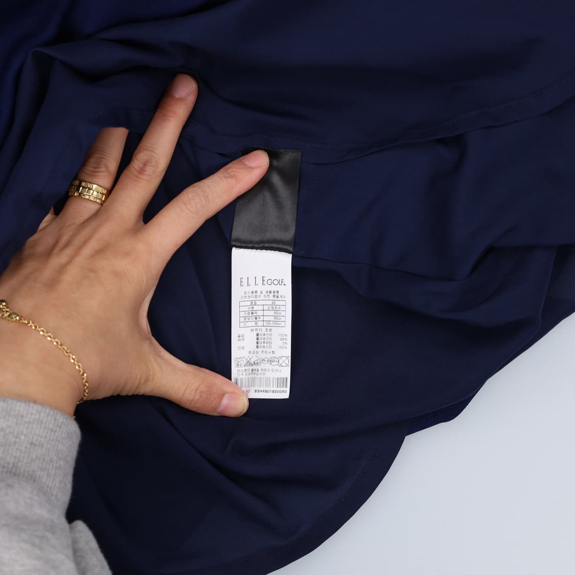 90 엘르골프 반팔 카라 원피스 0408H1 상품이미지5