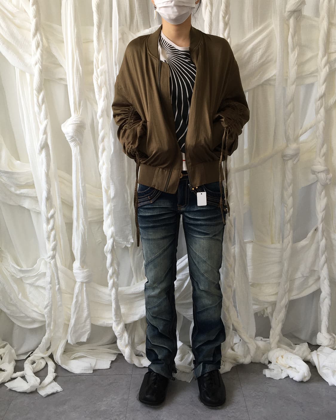 Shirring point ma 1 jacket 상품이미지9