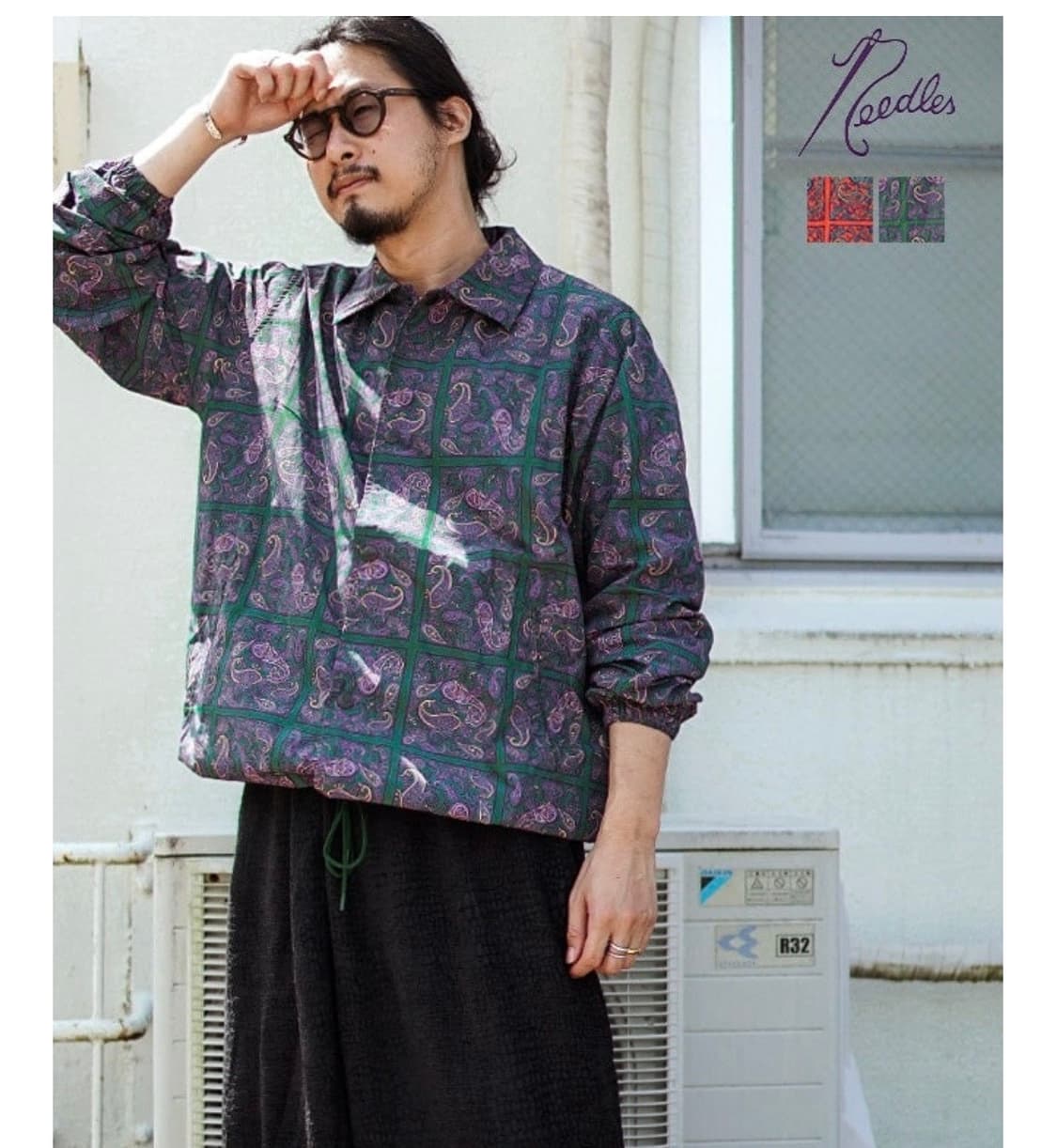 니들스 페이즐리 코치자켓s 상품이미지1