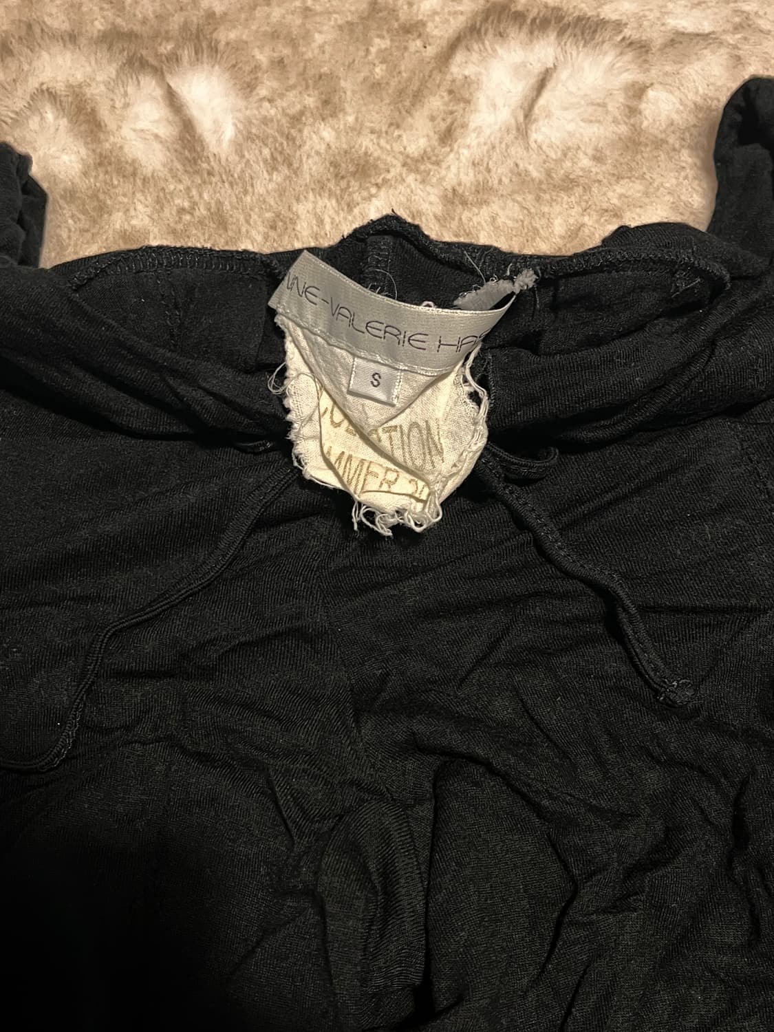 anne valerie hash 앤 발레리 해쉬 슬릿 팬츠 상품이미지2