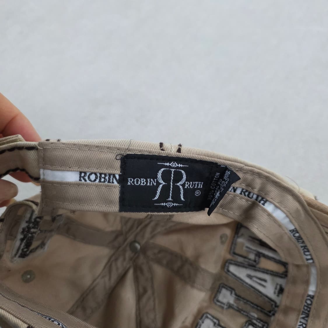 로빈루스 빈티지 스티치 볼캡 0224J 상품이미지6