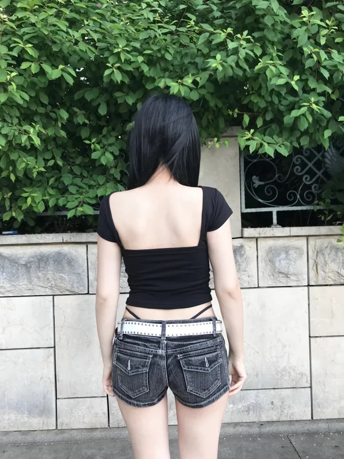 쿄이 BACK POCKET WASHING LOW SHORTS 상품이미지2